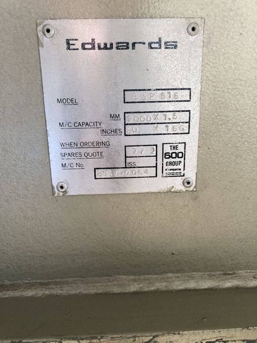 Zaginarka do blachy Edwards B&P 616