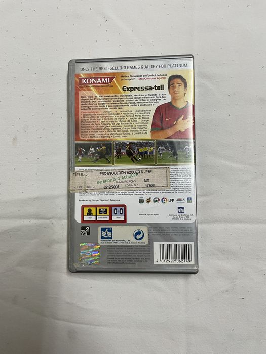 Pro Evolution Soccer 6 - PSP [Envio grátis]