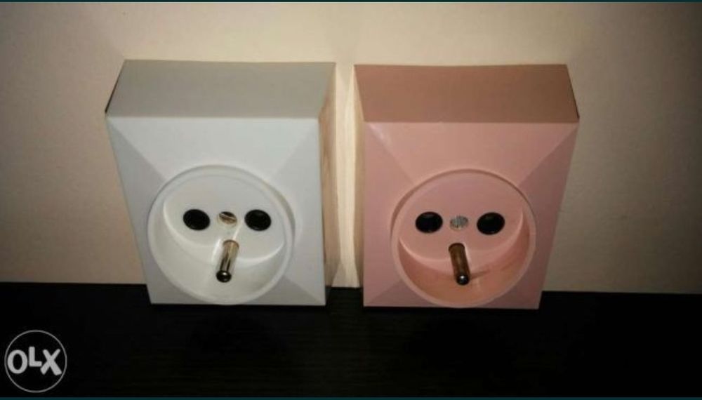 Gniazdko PRL loft retro