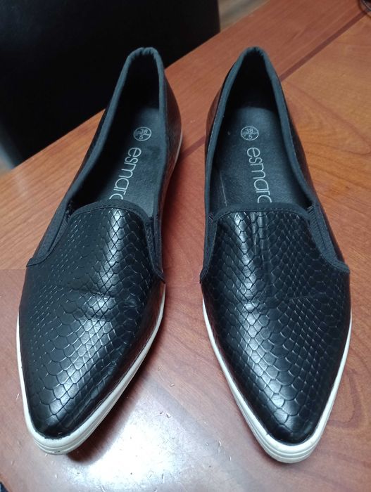 Półbuty, trampki, baletki. Czarne. Eko skóra za 10 zl