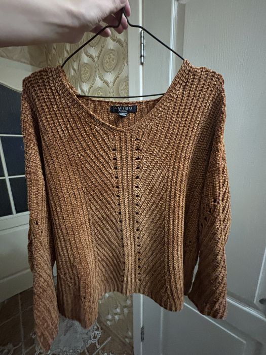 Плюшевий велюровий светр