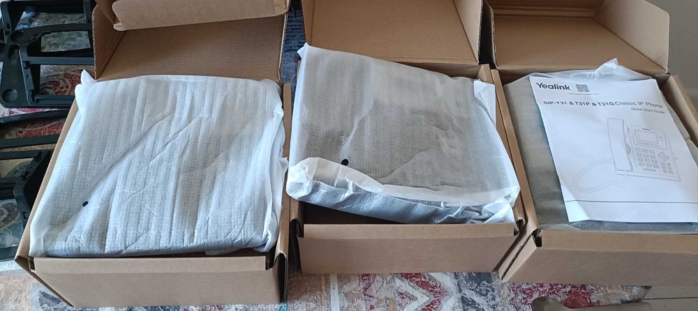 3 szt.Telefony stacjonarne Yealink SIP-T21P E2  Mega okazja