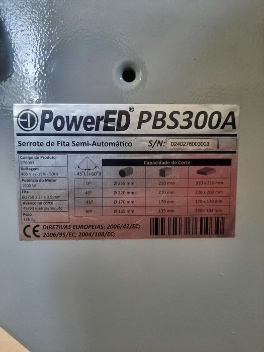 Serrote de fita PowerED PBS300A