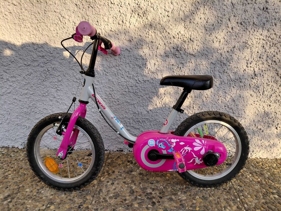 Rower Btwin 14 cali dla dziewczynki - REZERWACJA