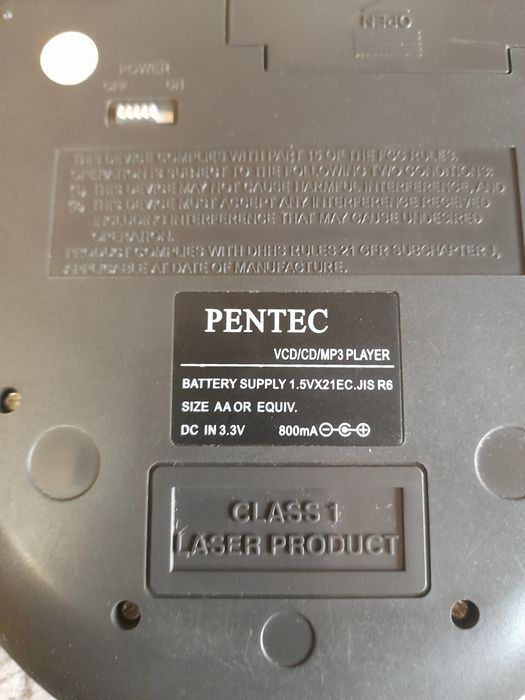 PENTEC vcd/cd/mp3 плеєр