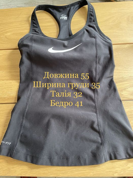 Топ топік топик спортивний S m nike майка бавовна утяжка