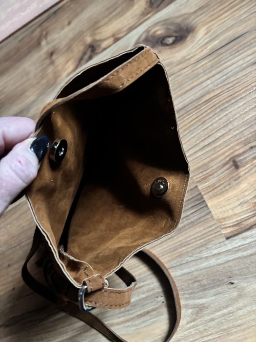 Torebka z frędzlami,brązowa torebka