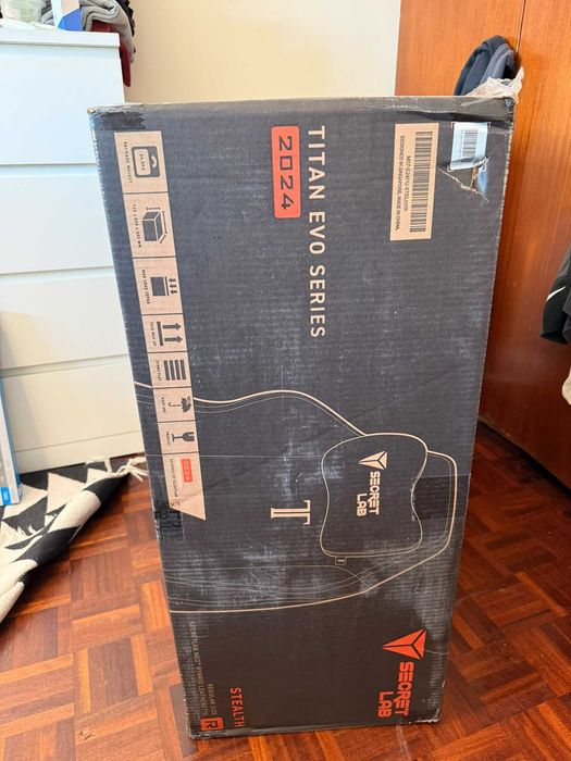Cadeira Secretlab TITAN Evo Regular – NEO Hybrid Leatherette Black Stealth – NOVA/SELADA