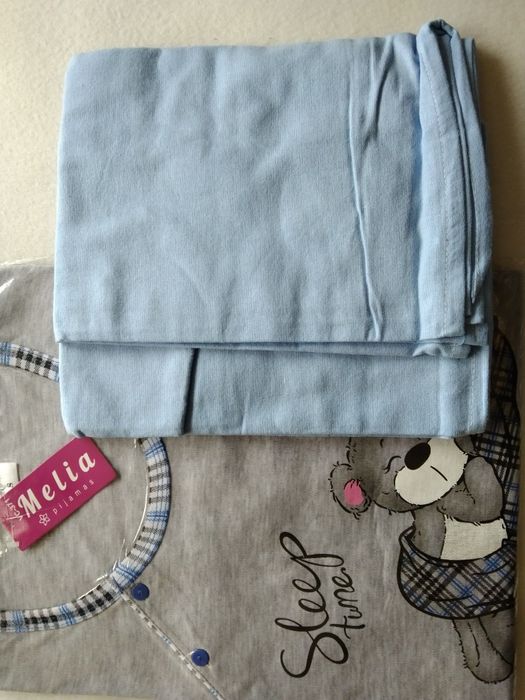 Koszula ciążowa S do karmienia odpinana pielucha flanelowa flanela