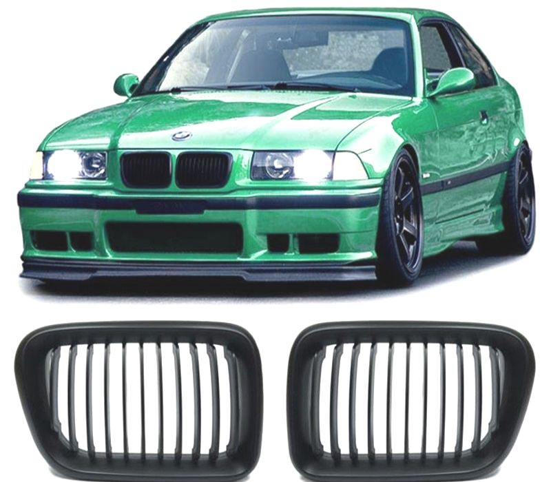 GRELHAS FRONTAIS BMW E36 96-99 PRETO