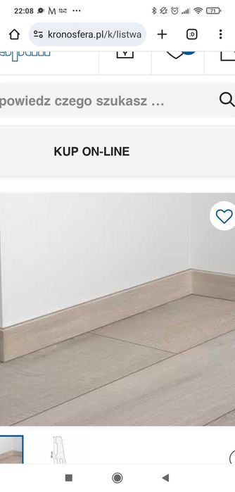 Listwy przypodłogowe Nowe Kronospan