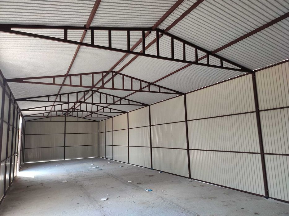 Garaż blaszany Garaże Blaszane -Magazyn Wiata-Hala Stalowa – GRZYWSTAL
