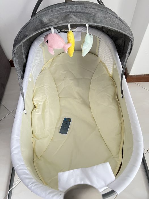 Berço balanço elétrico para bebe