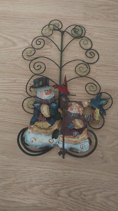 Ozdoba metalowa na Boże Narodzenie.