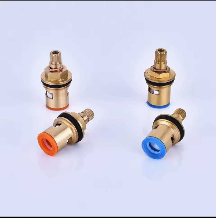 Керамические кран-буксы 1/2" (комплект 2 шт) — Латунь, модель 1016-C