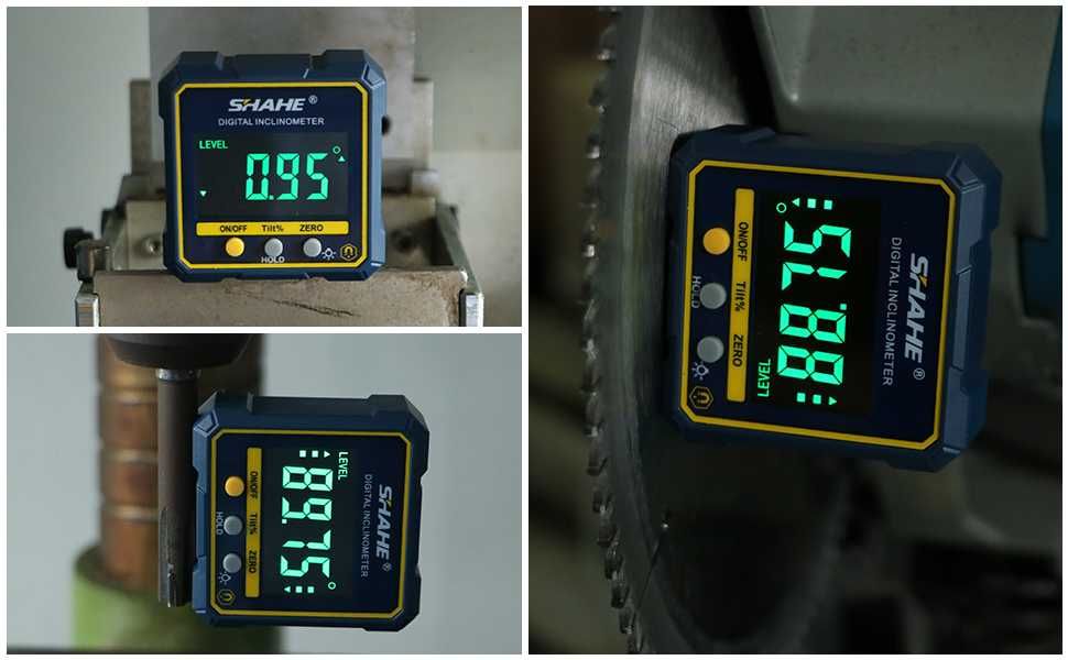 Mini SHAHE cyfrowy kątomierz magnetyczny inklinometr poziomica