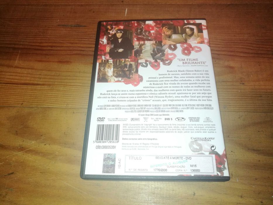 SEXO ATÉ À MORTE DVD (legendagem em Português)