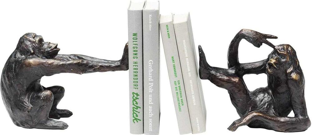 Suportes para livros KARE Design - Monkey Bookends