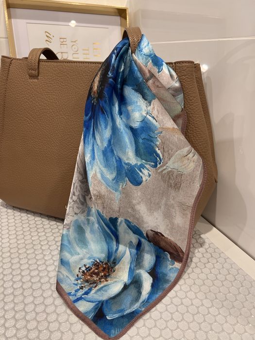 Naturalny jedwab apaszka, chusta 100% silk
