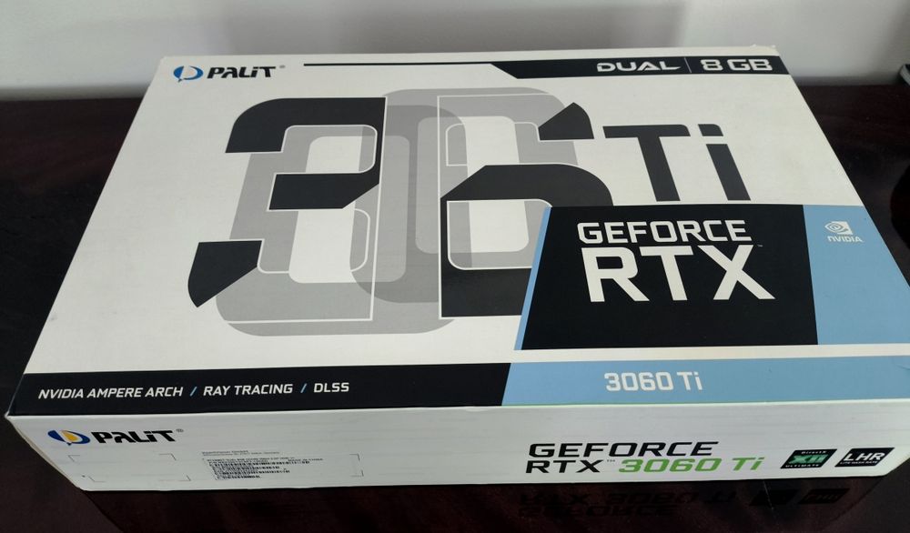 Palit GeForce RTX 3060 Ti Dual 8GB GDDR6 | Stan bdb / Box / Plomby