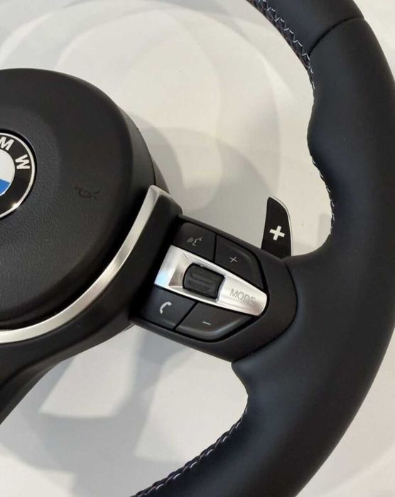 ‼️ Шкіряне M Кермо BMW Premium ‼️Ціна разом з подушкою! Спортивний Руль Наппа M3 Style для БМВ F30 F31 F32 F33 F36 F20 F21 F10 F11 F25 F15