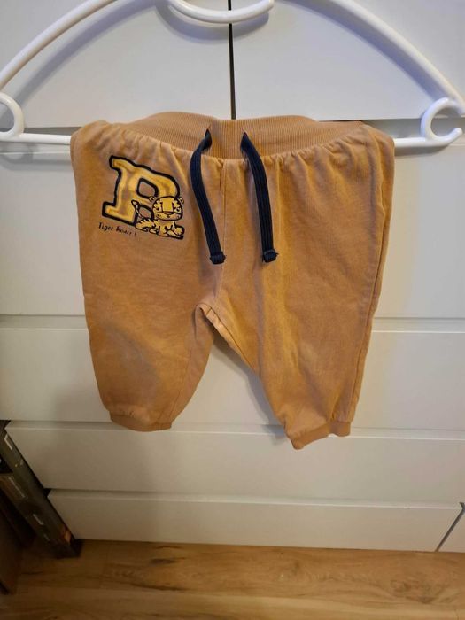 so cute 92 cm brązowe spodnie dresowe dres dresy dziecięce dla dziecka