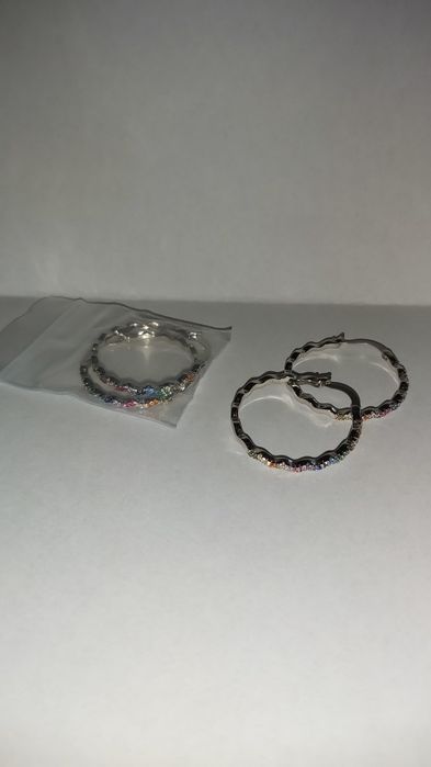 Kolczyki damskie duże koła