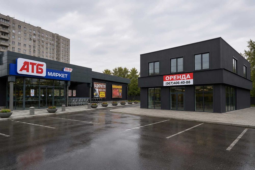 Продається приміщення 1300кв м у с. Підгірці Київська обл поряд АТБ