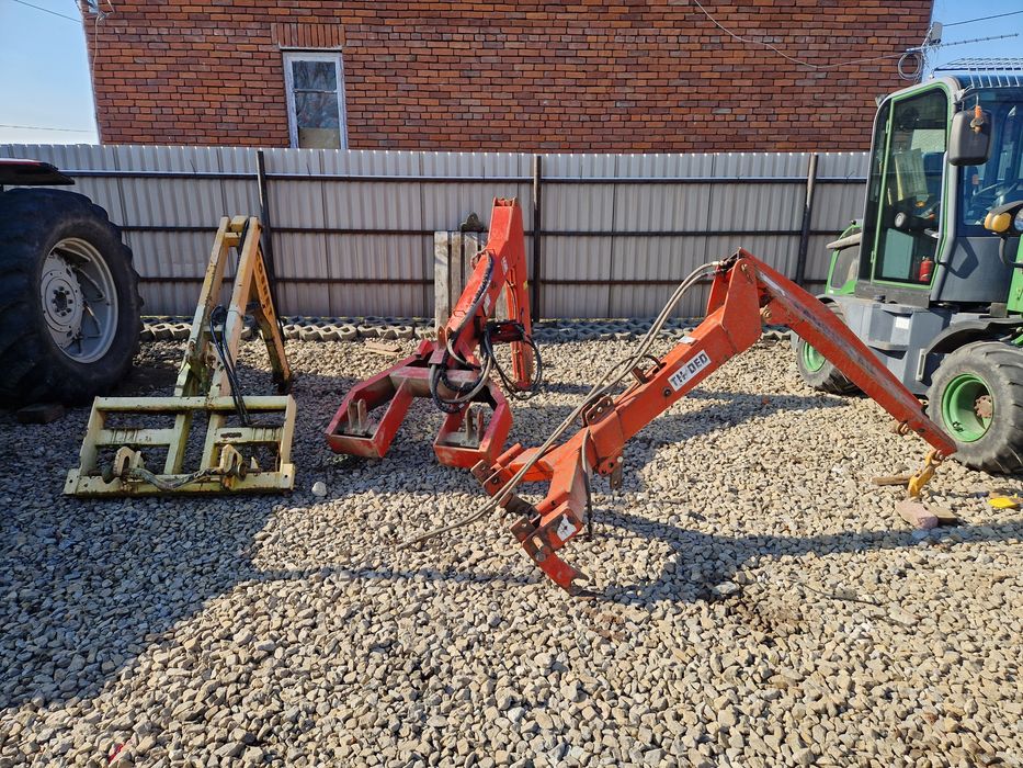 Podnośnik dzwig żuraw ładowacz do BIG BAG wysuw hydrauliczny
