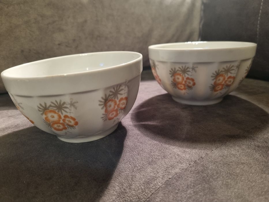 Porcelanowe miseczki PRL Książ