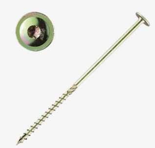 WKRĘTY ciesielskie do z łbem TALERZYKOWYM 6x160 TORX 100szt