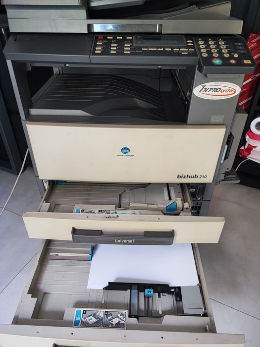 Kserokopiarka Konica Minolta bizhub 210 | Niski Przebieg | A3/A4 Skaner Druk