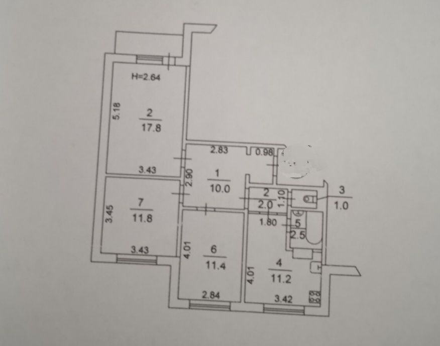 Продам 3-х комнатную квартиру ул.Иорданская 5