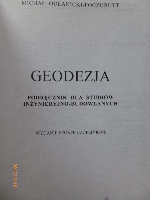GEODEZJA dla studentów inżynieryjno-budowlanych! PROMOCJA!