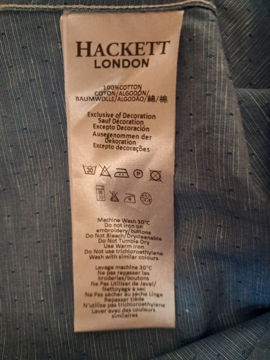 Hackett London(jasnoniebieska)- koszula męska  r.L