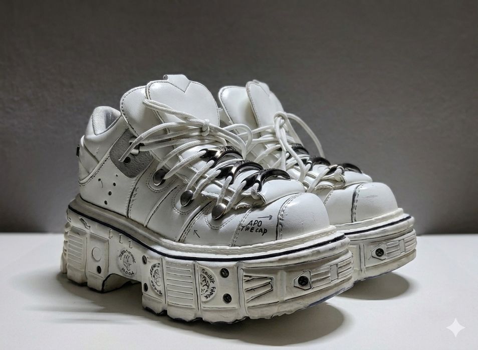 Белые New rock кастом