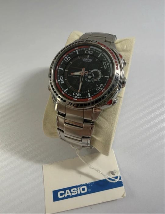 Casio Edifice EFA-121 Ana-Digi Vintage Tech - Metka / Unikat Y2K