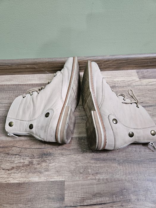 Buty zamszowe 38 ocieplane damskie