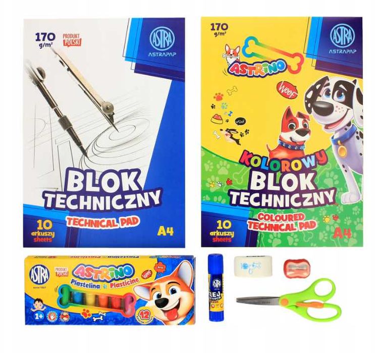 Wyprawka Szkolna 12 Elementów + Piórnik Head - (Wyprzedaż)