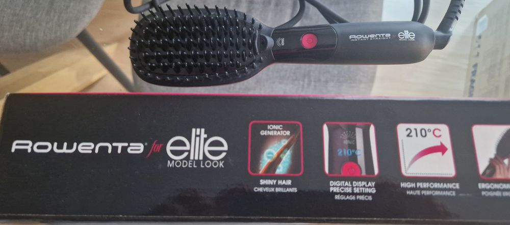 Escova elétrica cerâmica Rowenta Alisadora
