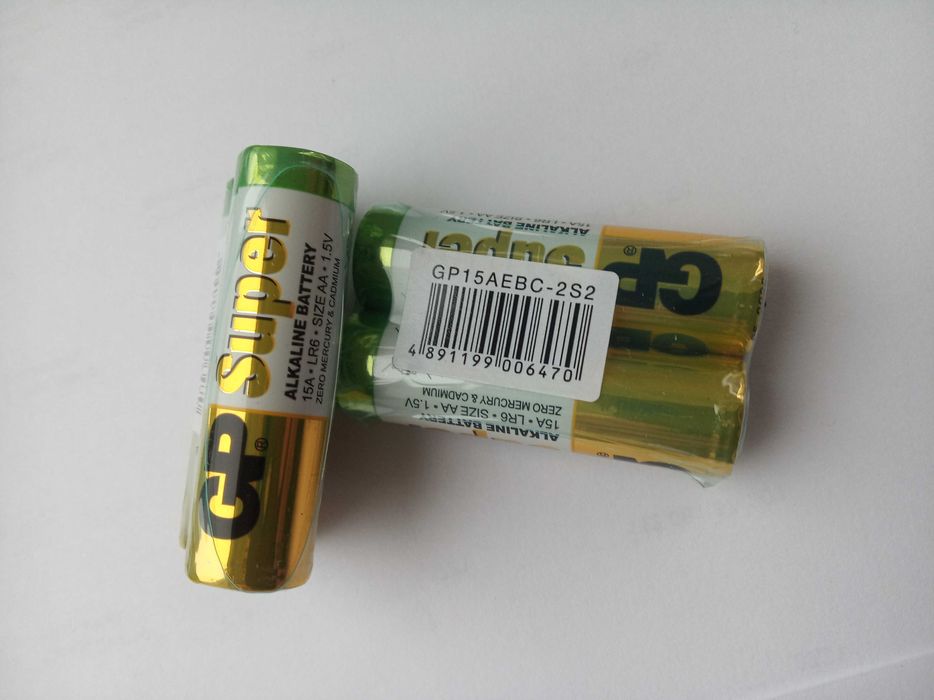 Батарейка GP Super Alkaline 1.5V 15A AA LR6 ціна за 2 штуки