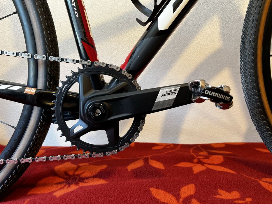 Cross, SRAM GX 1x12, 40T x 10-52 Garbaruk, płaska kierownica