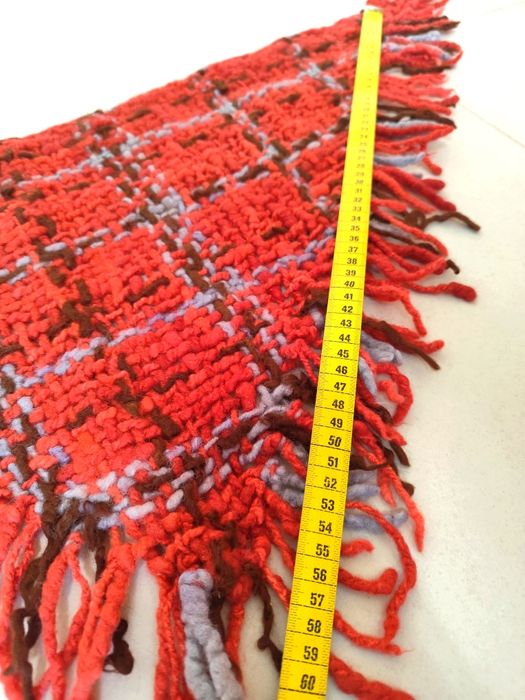 Xaile rústico em Lã para Criança (feito à mão)