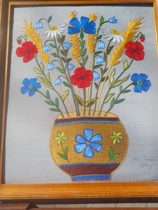 Картины вышиты  ручная работа р 50× 60
