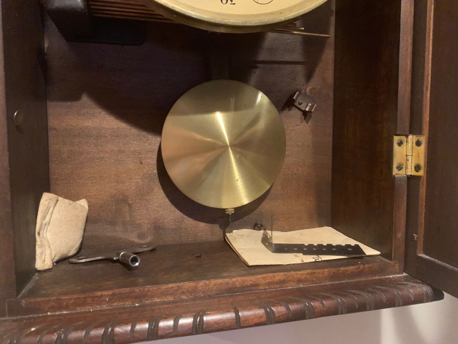 Relógio de parede reguladora impecável. Certinho