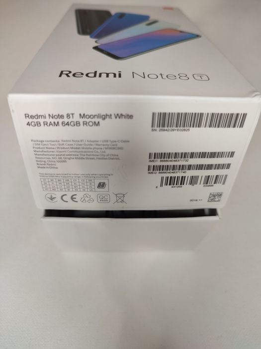 Xiaomi redmi note 8T, 4/64Gb, NFC