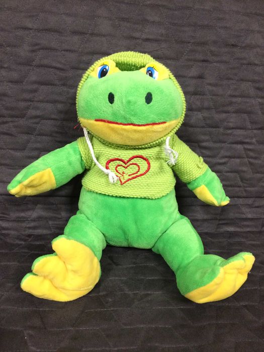 Peluches sapo, vaca, pato