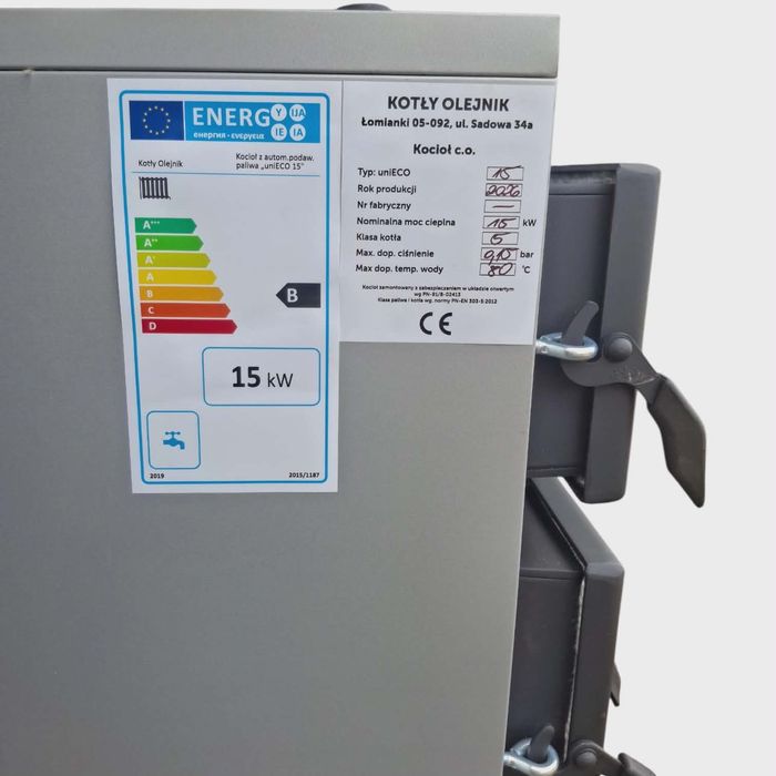 Kocioł 12kW na Drewno Węgiel Piec  do 115m2 Dostawa i Osprzęt Gratis!