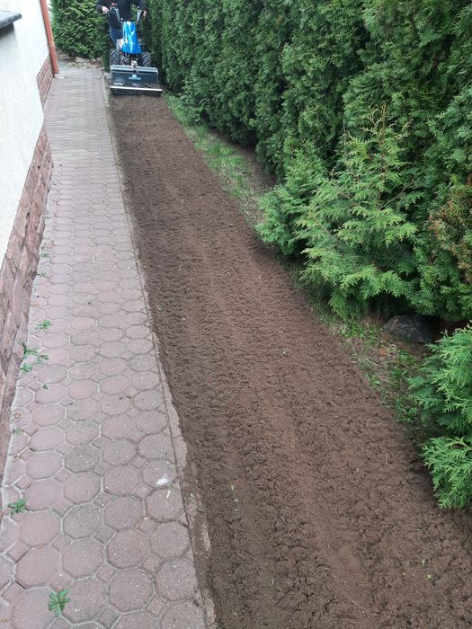 Szambo  deszczówka glebogryzarka wywóz rębak zakładanie trawniki