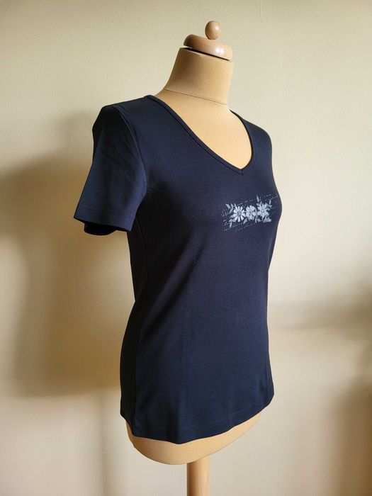 Bluzka typu T-shirt s.Oliver czarna - nowa